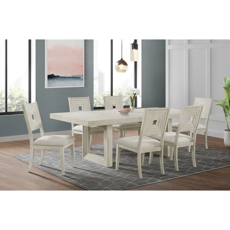 Avalanche Dining Side Chair in Antique White (2 Per Carton)