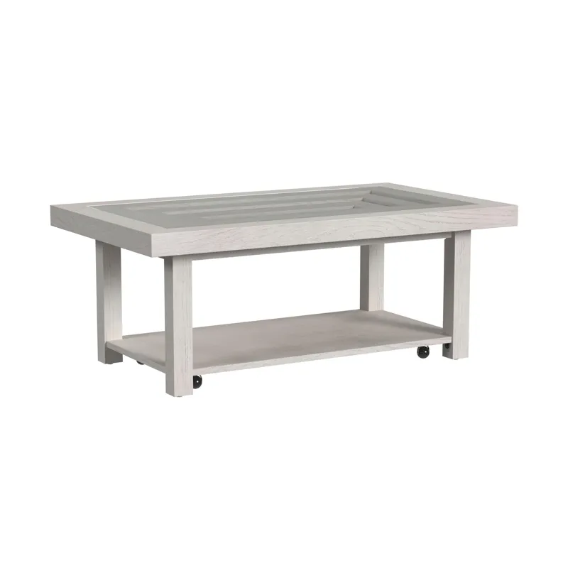 Avalanche Coffee Table in Antique White