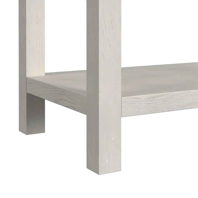 Avalanche Sofa Table in Antique White