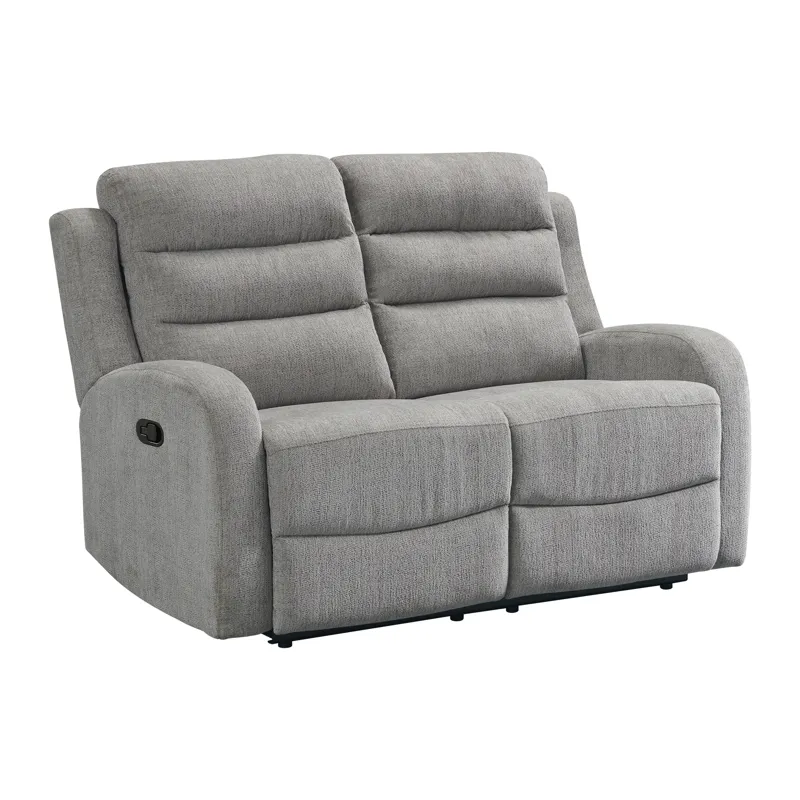 Avanti Motion Loveseat in Whiskers Nature Grey