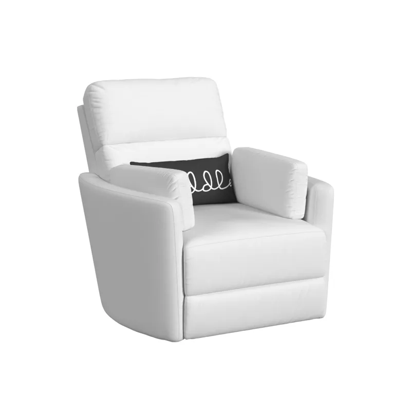 Avila Swivel Power Glider Recliner in Culp Peyton Pearl