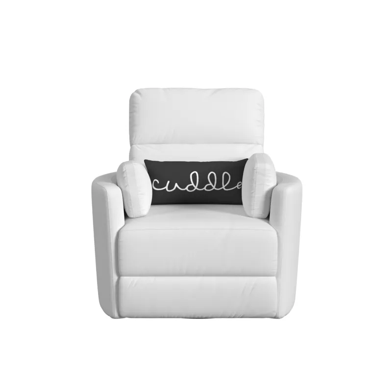 Avila Swivel Power Glider Recliner in Culp Peyton Pearl