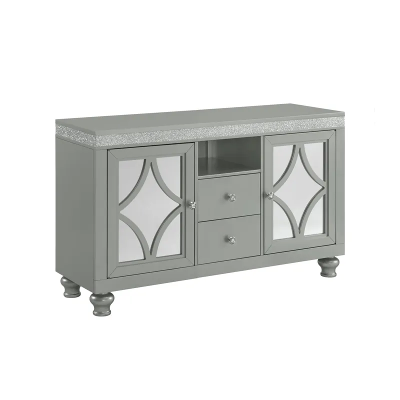 Avril 60\" TV Stand in Silver