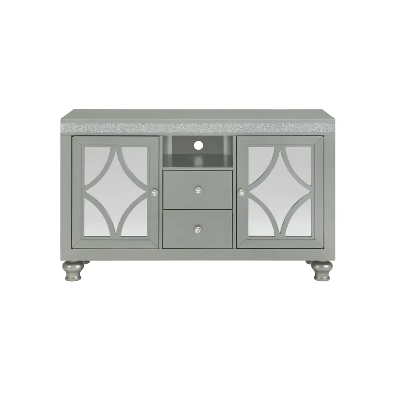 Avril 60\" TV Stand in Silver