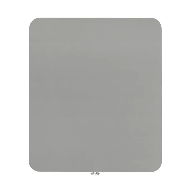 Avril Chairside Table with Power/USB in Silver