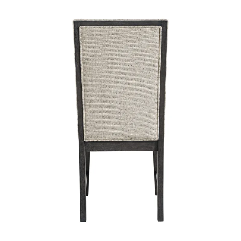 Axel Dining Chair with Light Grey Fabric in Espresso (2 Per Carton)