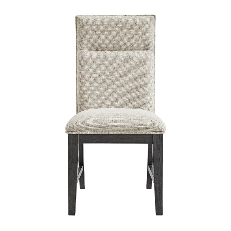 Axel Dining Chair with Light Grey Fabric in Espresso (2 Per Carton)