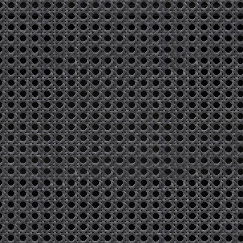 Bahama Breeze Dining Chair with White Fabric in Black (2 Per Carton)