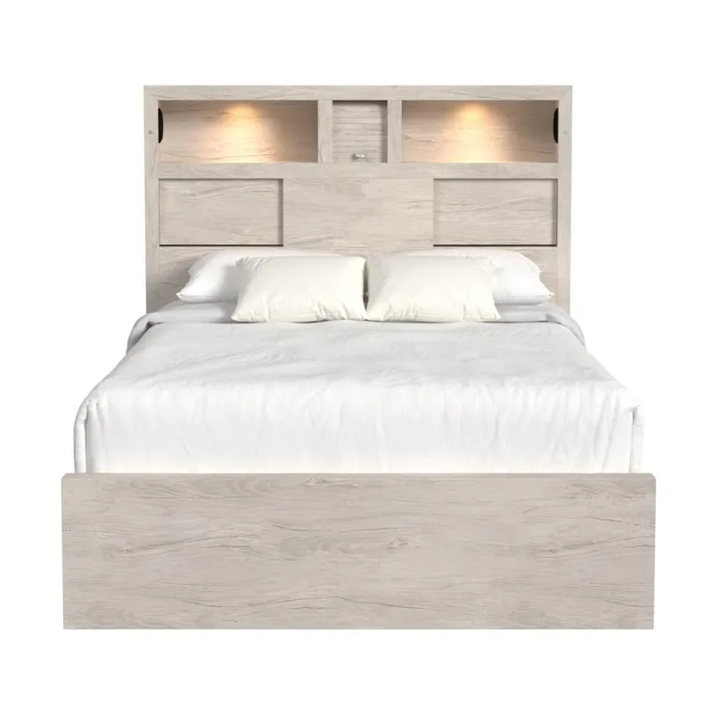 Bailey Full Music Bed in White