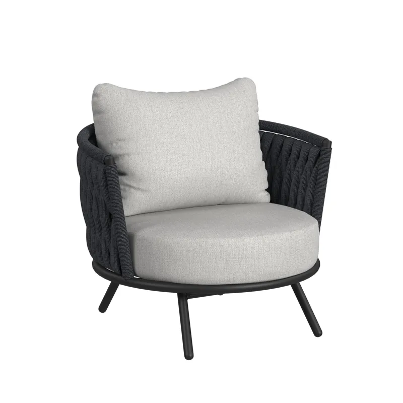 Bali Chairs with Olefin Grey in Dark Grey (2 Per Carton)