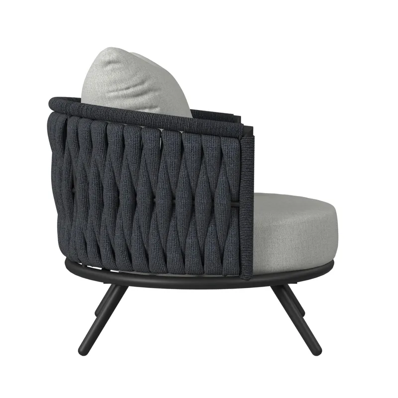 Bali Chairs with Olefin Grey in Dark Grey (2 Per Carton)