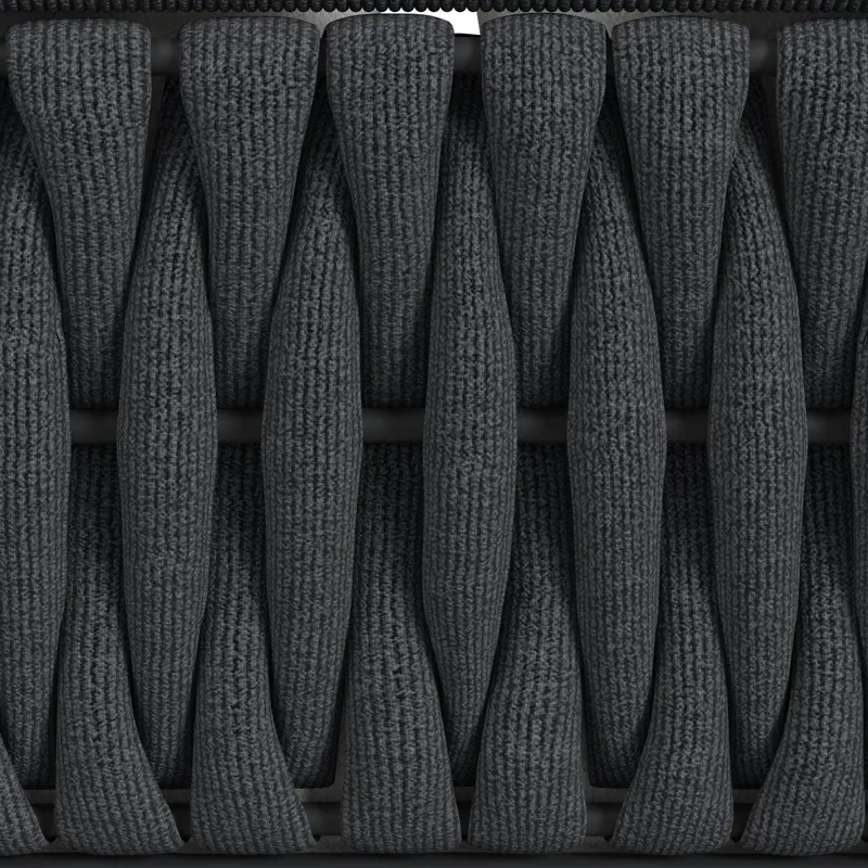 Bali Chairs with Olefin Grey in Dark Grey (2 Per Carton)