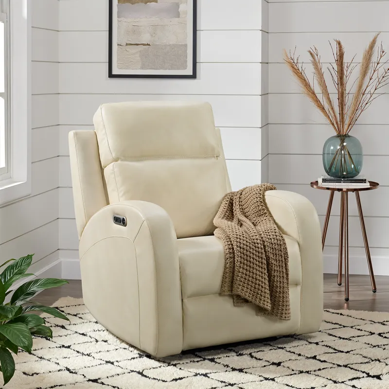 Bandito Power Recliner in Pebble Cream