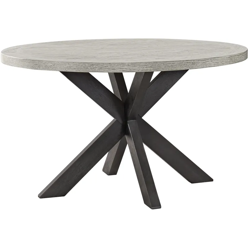 Axel 5 PC Dining Set in Light Grey Top / Espresso