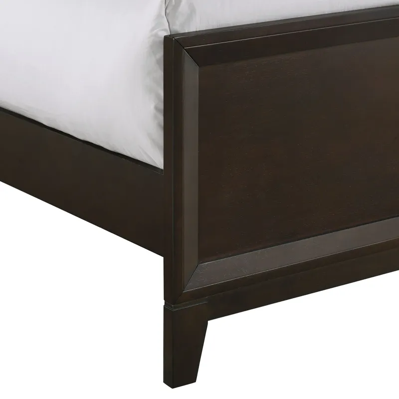 Beaumont Full Panel Bed in Merlot