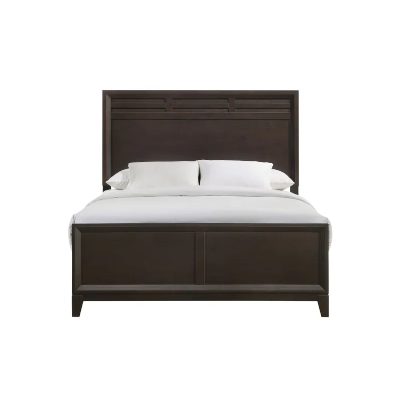 Beaumont Full Panel Bed in Merlot
