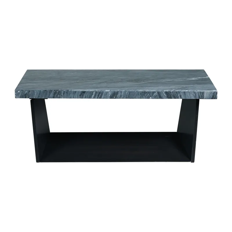 Beckley Coffee Table Complete in Dark Marble Top