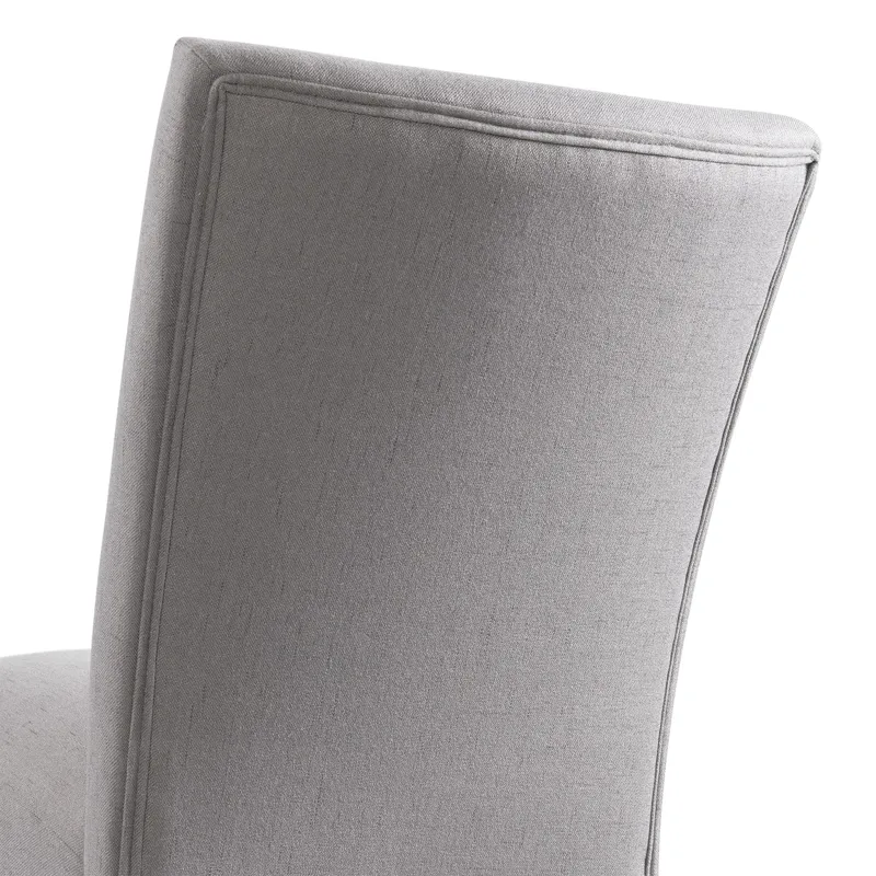 Beckley Side Chair W/Dark Grey Linen No Nailhead (2 Per Pack)