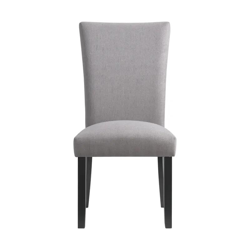 Beckley Side Chair W/Dark Grey Linen No Nailhead (2 Per Pack)