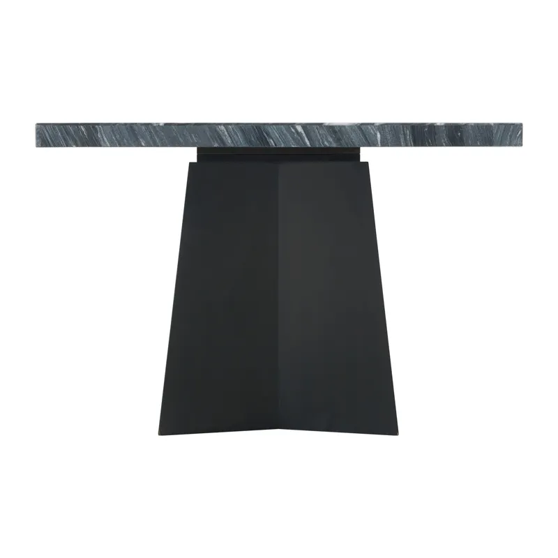 Beckley Dining Table in Dark Marble Top