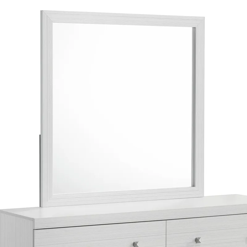 Belinda Dresser and Mirror in White