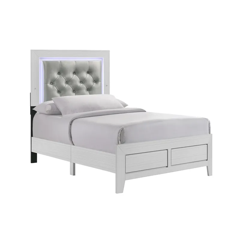 Belinda Twin Bed in White