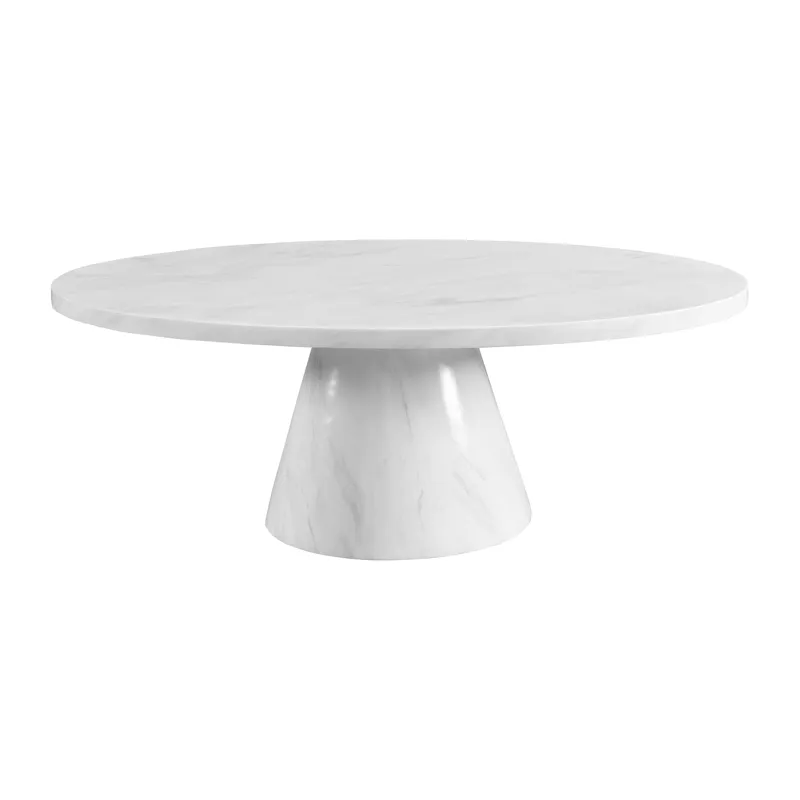 Bellini Oval Coffee Table Complete in White