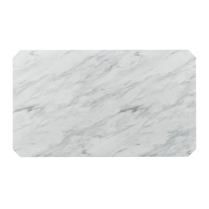 Bellini Rectangle Dining Table Complete in White