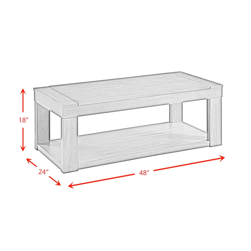Benton Occasional Three Table Set W/Lift Top Coffee Dark finish