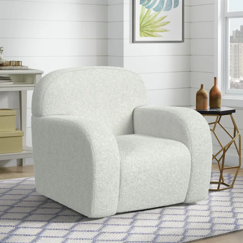 Benz Swivel Chair in Merrimac Bone