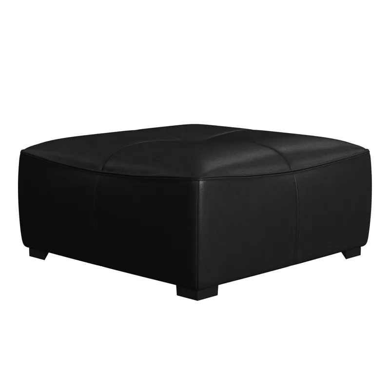 Blake Modular Ottoman in Pebble Black