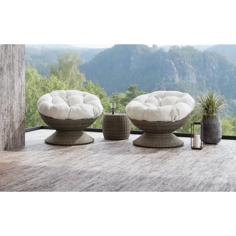 Blanco Three Piece Outdoor Living Set in Brown