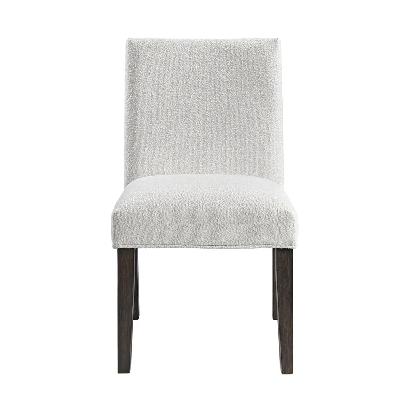 Breckenridge 36\"H Upholstered Dining Side Chair with White Cotton in Black (2 Per Carton)