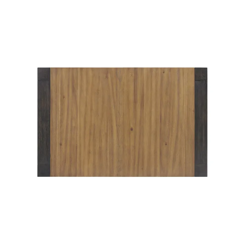 Breckenridge Dining Table with Oak Top in Black