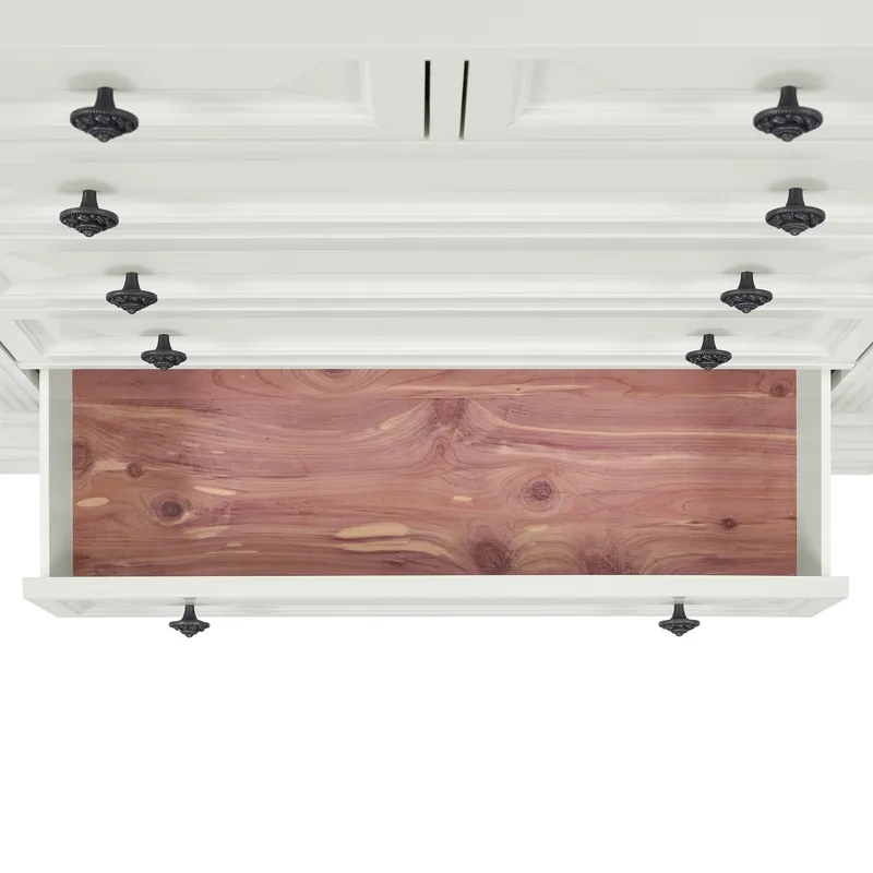 Bridgestone 6-Drawer Chest in Antique White