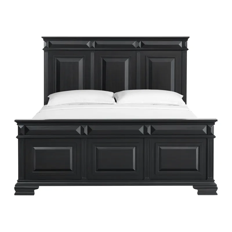 Bridgestone King Panel Bed in Black