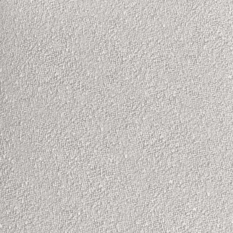 Brisbane King UPH Bed with Boucle Beige and LED in Brown