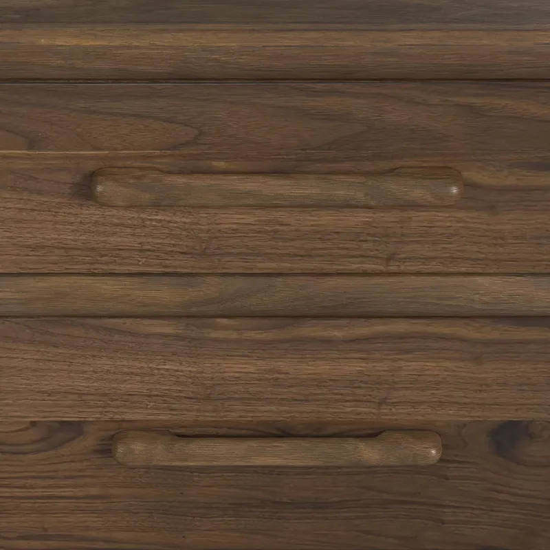 Brisbane Nightstand with USBC and LED in Brown