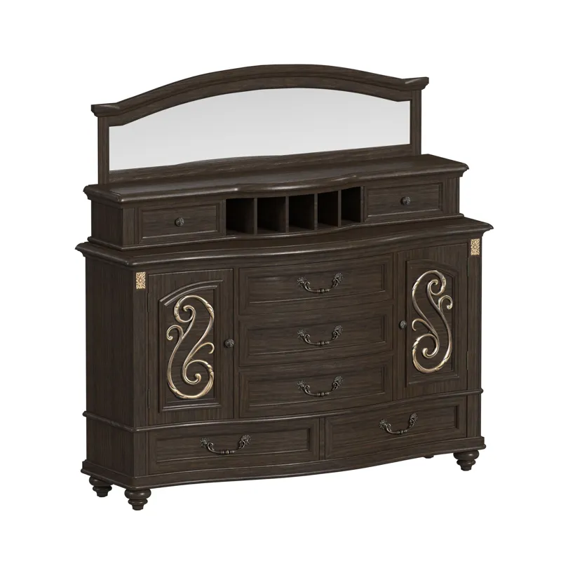 Brunswick Hutch and Server in Mahogany