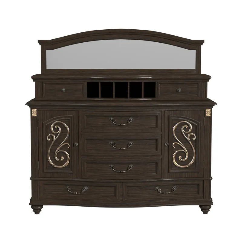 Brunswick Hutch and Server in Mahogany
