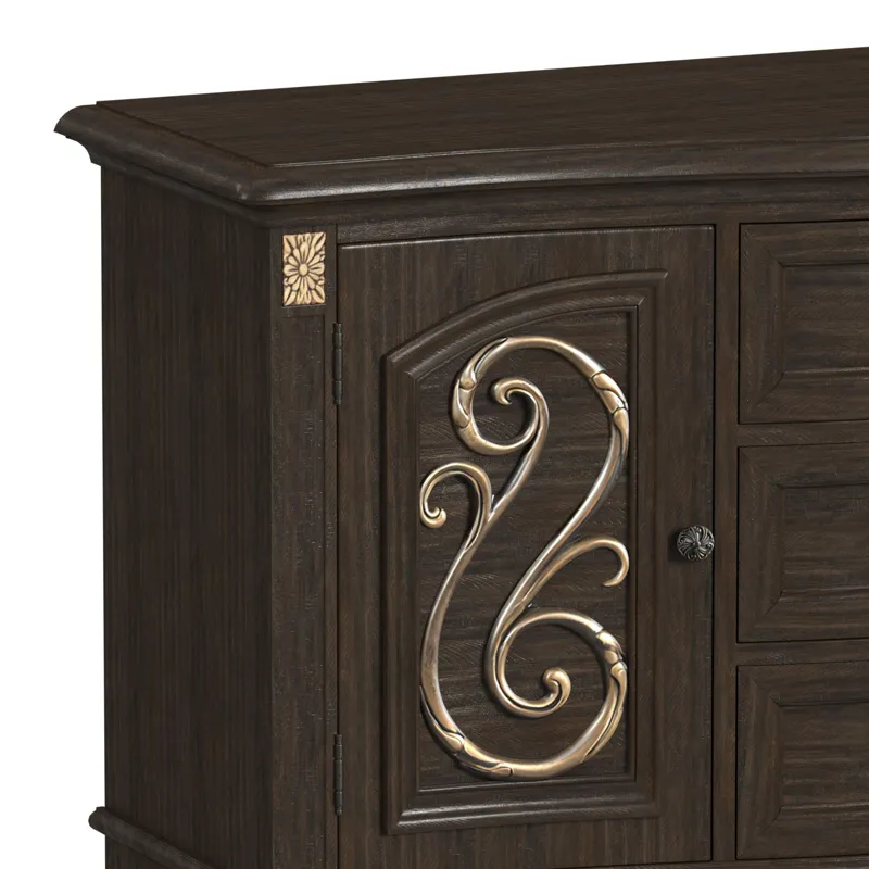 Brunswick Server in Mahogany