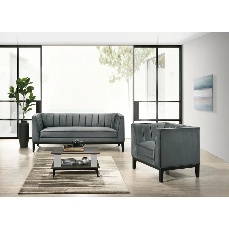 Calais Sofa In Marine Light Grey