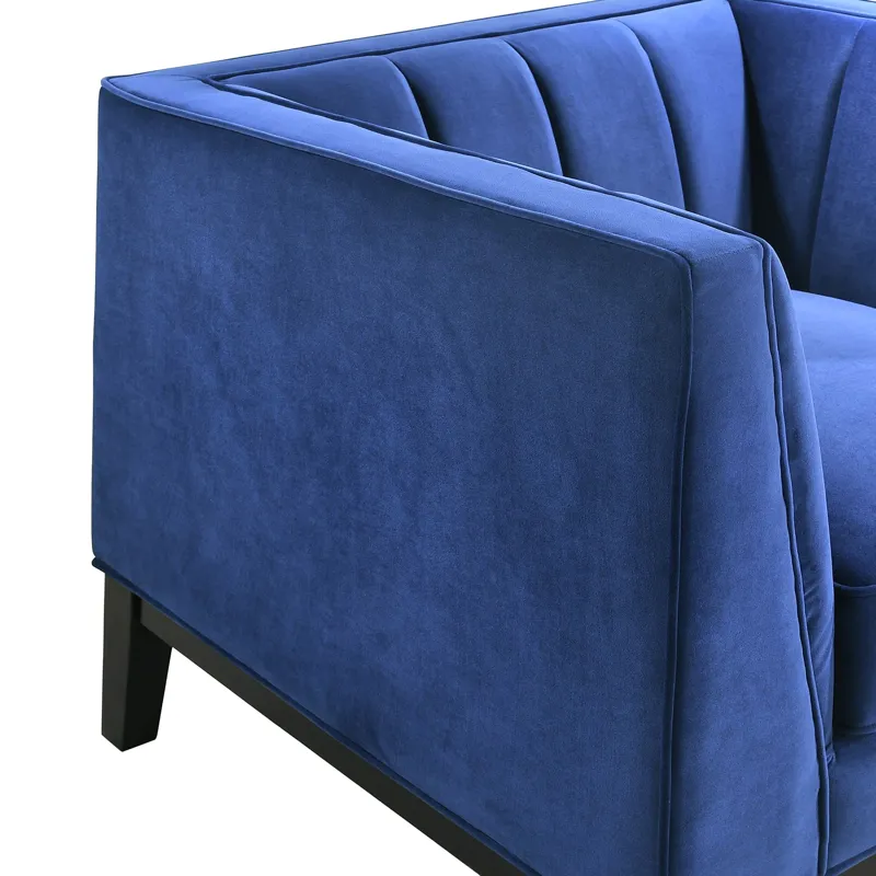 Calais Chair in Marine Dark Blue