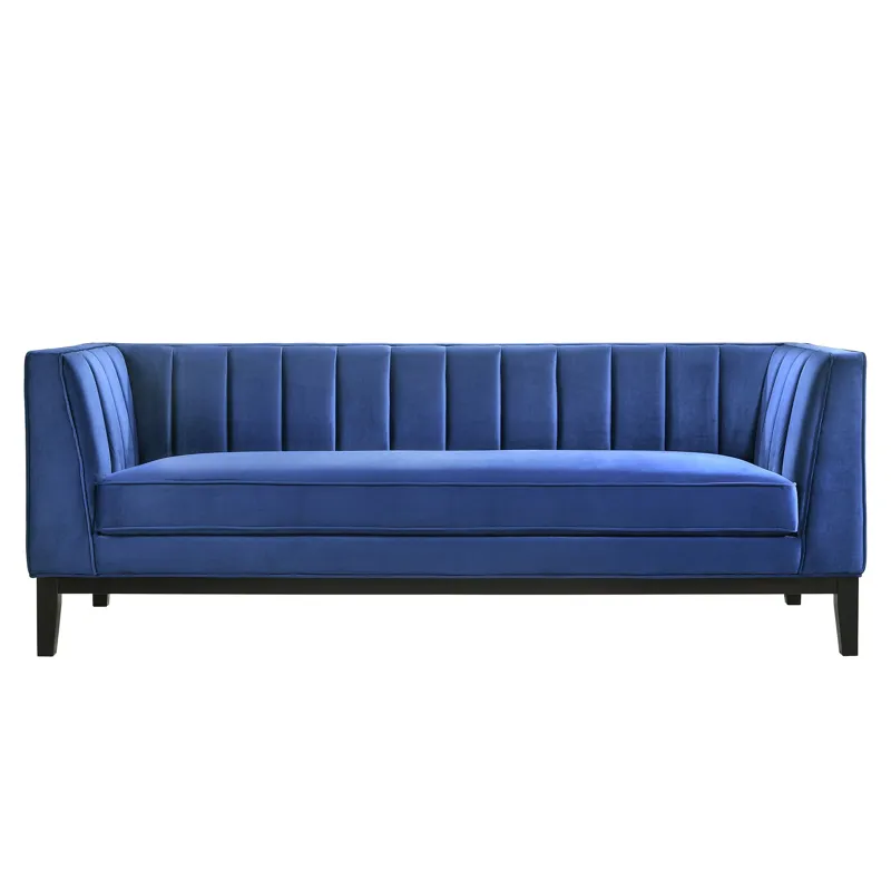 Calais Sofa in Marine Dark Blue