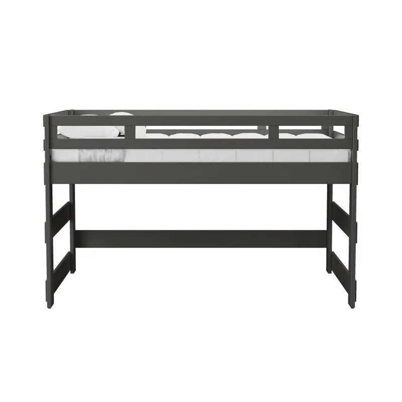 Cali Kids Complete Full Junior Loft Bed in Grey