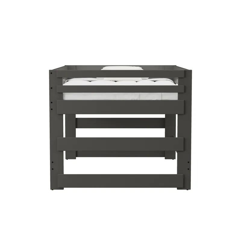 Cali Kids Complete Full Junior Loft Bed in Grey