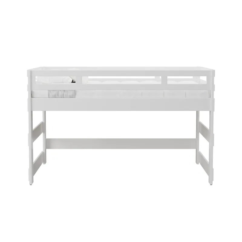 Cali Kids Complete Full Junior Loft Bed in White