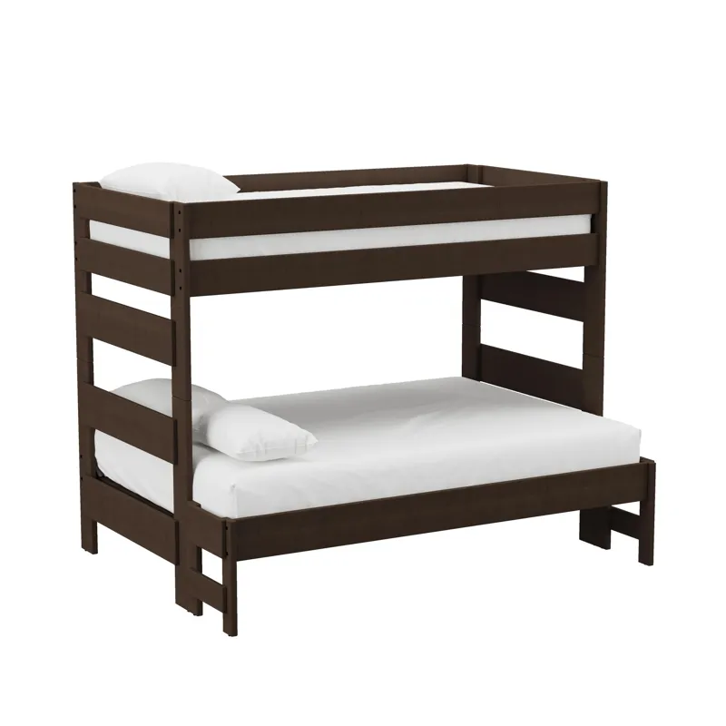 Cali Kids Complete Twin Over Full Bunk in Brown