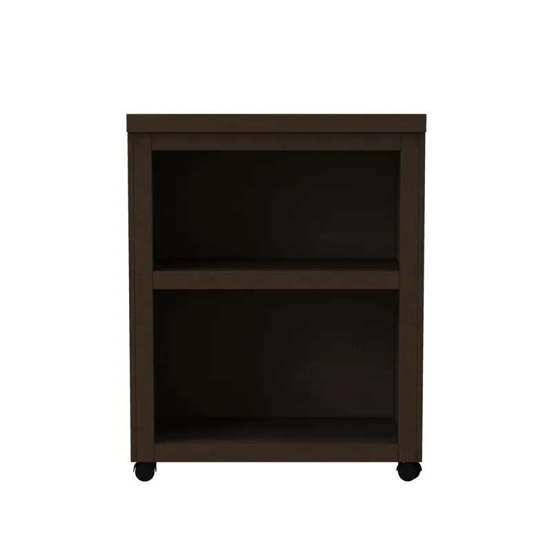 Cali Kids Twin Junior Loft Roller Desk in Brown