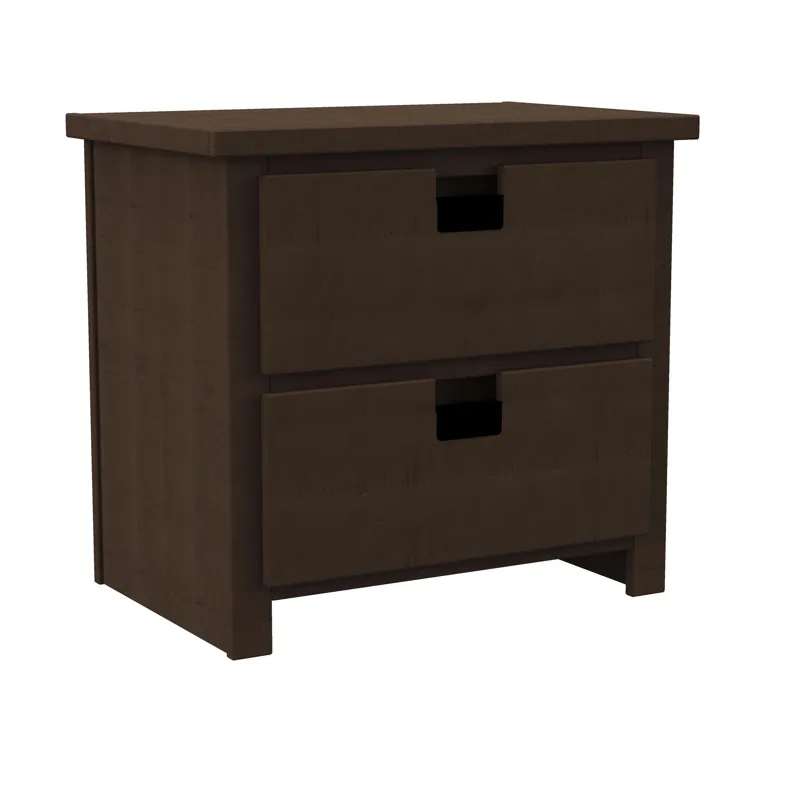 Cali Kids Two Drawer Nightstand in Brown